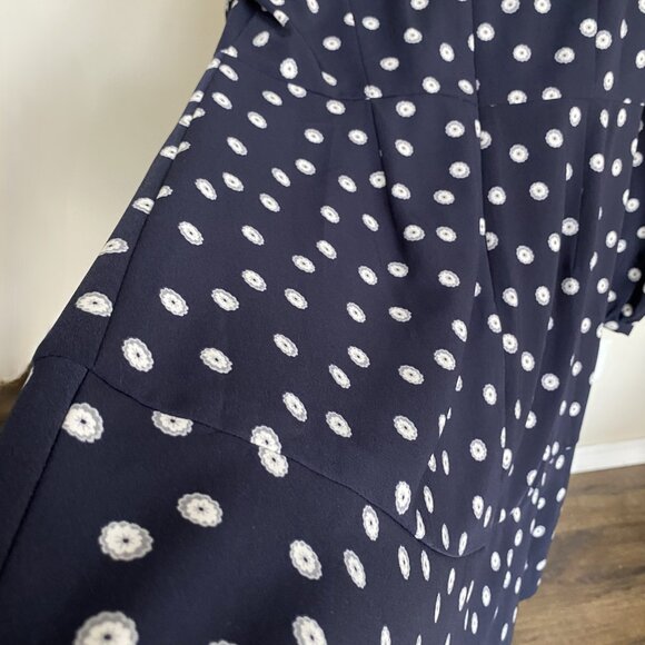 NWT LOFT Navy Blue Dress sz 4 - Picture 5 of 10